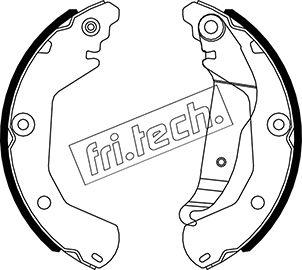 Fri.Tech. 1027.013 - Комплект гальм, барабанний механізм autozip.com.ua