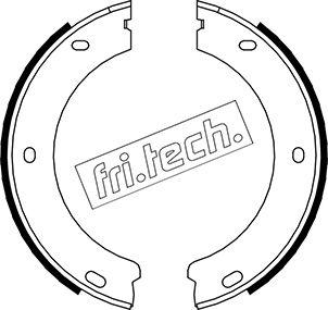 Fri.Tech. 1079.188 - Комплект гальм, ручник, парковка autozip.com.ua