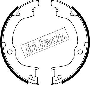 Fri.Tech. 1073.175 - Комплект гальм, ручник, парковка autozip.com.ua