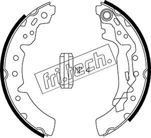 Fri.Tech. 1115.302 - Комплект гальм, барабанний механізм autozip.com.ua
