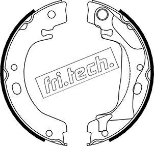 Fri.Tech. 1115.318 - Комплект гальм, ручник, парковка autozip.com.ua