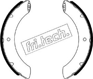 Fri.Tech. 1115.337 - Комплект гальм, барабанний механізм autozip.com.ua