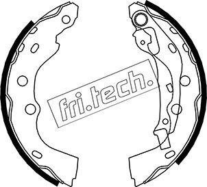 Fri.Tech. 1111.250 - Комплект гальм, барабанний механізм autozip.com.ua