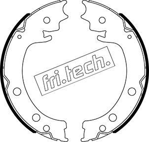 Fri.Tech. 1111.253 - Комплект гальм, ручник, парковка autozip.com.ua