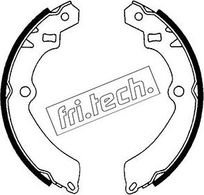 Fri.Tech. 1111.237 - Комплект гальм, барабанний механізм autozip.com.ua