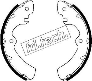 Fri.Tech. 1111.223 - Комплект гальм, барабанний механізм autozip.com.ua