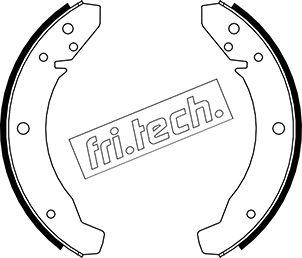 Fri.Tech. 1124.250 - Комплект гальм, барабанний механізм autozip.com.ua