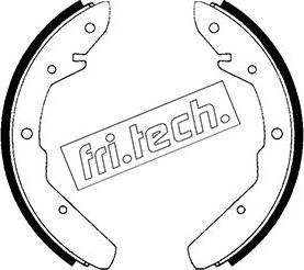 Fri.Tech. 1124.260 - Комплект гальм, барабанний механізм autozip.com.ua