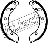 Fri.Tech. 1253.698 - Комплект гальм, барабанний механізм autozip.com.ua