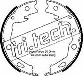 Fri.Tech. 1253.666 - Комплект гальм, ручник, парковка autozip.com.ua