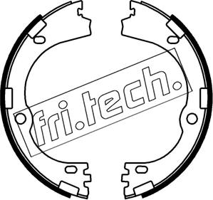 Fri.Tech. 1253.752 - Комплект гальм, ручник, парковка autozip.com.ua