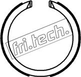 Fri.Tech. 1253.712 - Комплект гальм, ручник, парковка autozip.com.ua