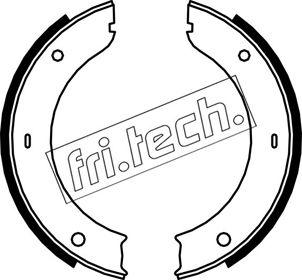 Fri.Tech. 1253.717 - Комплект гальм, ручник, парковка autozip.com.ua