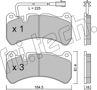 Jurid 575117J - Гальмівні колодки, дискові гальма autozip.com.ua