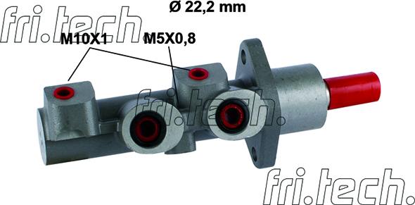 Fri.Tech. PF543 - Головний гальмівний циліндр autozip.com.ua