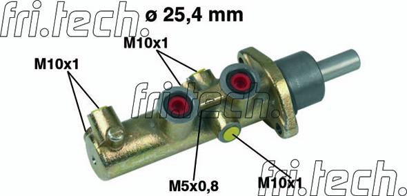 Fri.Tech. PF526 - Головний гальмівний циліндр autozip.com.ua