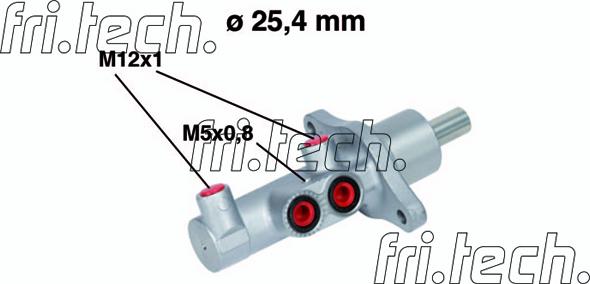 Fri.Tech. PF801 - Головний гальмівний циліндр autozip.com.ua