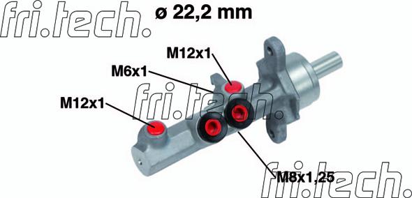 Fri.Tech. PF870 - Головний гальмівний циліндр autozip.com.ua