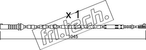 Fri.Tech. SU.279 - Сигналізатор, знос гальмівних колодок autozip.com.ua