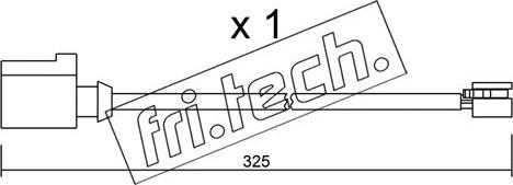 Fri.Tech. SU.271 - Сигналізатор, знос гальмівних колодок autozip.com.ua