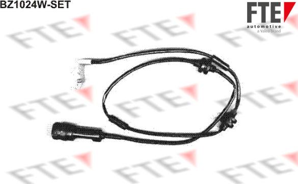 FTE BZ1024W-SET - Сигналізатор, знос гальмівних колодок autozip.com.ua