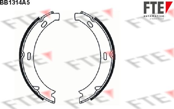 FTE 9100078 - Комплект гальм, ручник, парковка autozip.com.ua