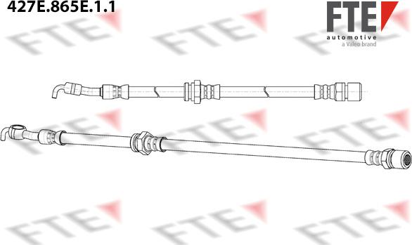 FTE 9240956 - Гальмівний шланг autozip.com.ua