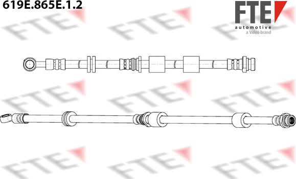 FTE 9240987 - Гальмівний шланг autozip.com.ua