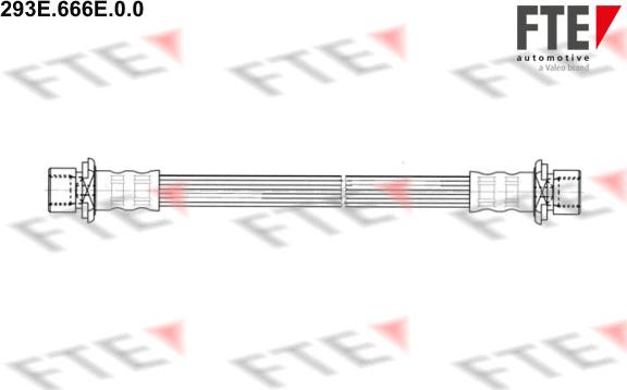 FTE 9240458 - Гальмівний шланг autozip.com.ua