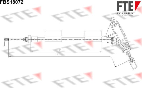 FTE 9250533 - Трос, гальмівна система autozip.com.ua