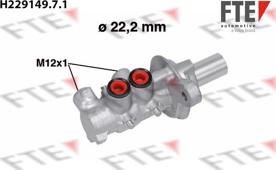 FTE H229149.7.1 - Головний гальмівний циліндр autozip.com.ua