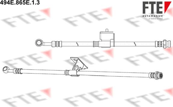 FTE 494E.865E.1.3 - Гальмівний шланг autozip.com.ua