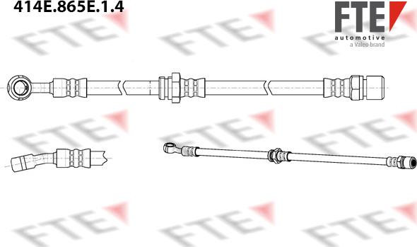 FTE 414E.865E.1.4 - Гальмівний шланг autozip.com.ua