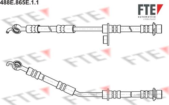 FTE 488E.865E.1.1 - Гальмівний шланг autozip.com.ua