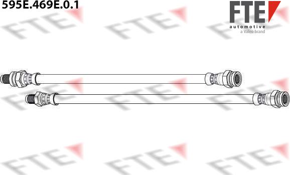 FTE 595E.469E.0.1 - Гальмівний шланг autozip.com.ua