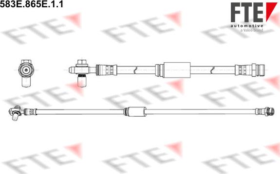 FTE 583E.865E.1.1 - Гальмівний шланг autozip.com.ua