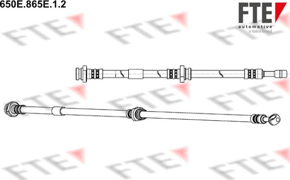 FTE 650E.865E.1.2 - Гальмівний шланг autozip.com.ua