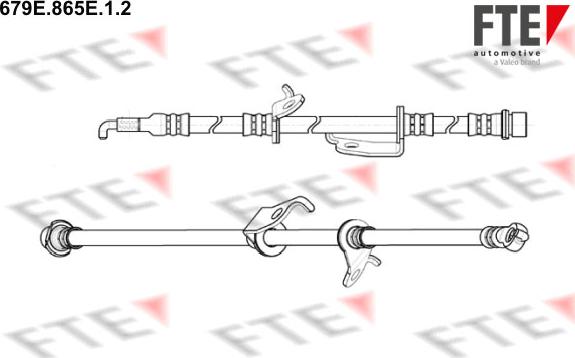 FTE 679E.865E.1.2 - Гальмівний шланг autozip.com.ua