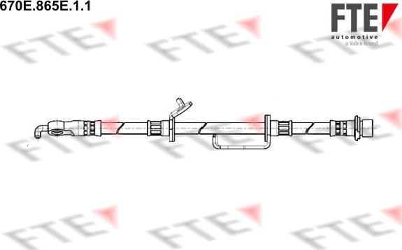 FTE 670E.865E.1.1 - Гальмівний шланг autozip.com.ua