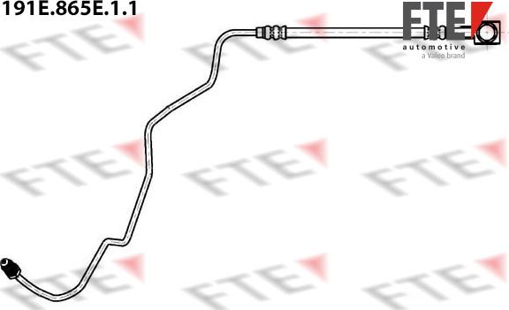 FTE 191E.865E.1.1 - Гальмівний шланг autozip.com.ua