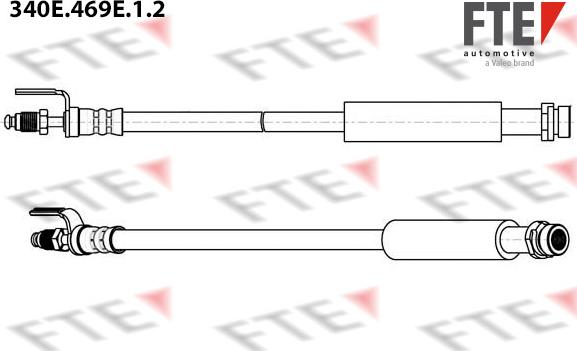 FTE 9240507 - Гальмівний шланг autozip.com.ua