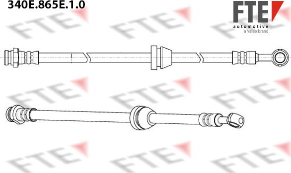 FTE 340E.865E.1.0 - Гальмівний шланг autozip.com.ua