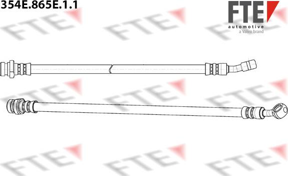 FTE 9240525 - Гальмівний шланг autozip.com.ua
