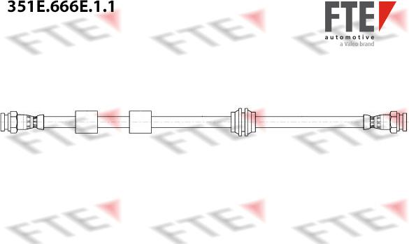 FTE 351E.666E.1.1 - Гальмівний шланг autozip.com.ua