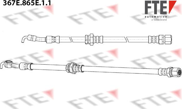 FTE 9240947 - Гальмівний шланг autozip.com.ua