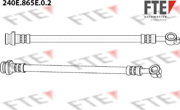 FTE 240E.865E.0.2 - Гальмівний шланг autozip.com.ua