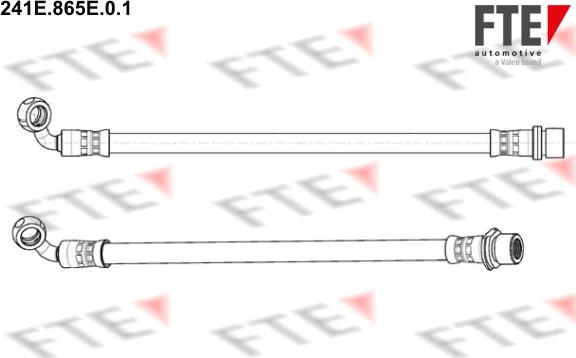 FTE 9240404 - Гальмівний шланг autozip.com.ua