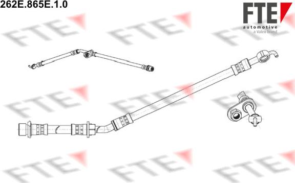 FTE 9240424 - Гальмівний шланг autozip.com.ua