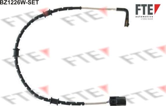 FTE BZ1226W-SET - Сигналізатор, знос гальмівних колодок autozip.com.ua