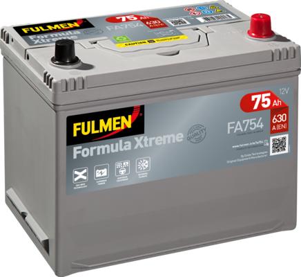 Fulmen FA754 - Стартерна акумуляторна батарея, АКБ autozip.com.ua